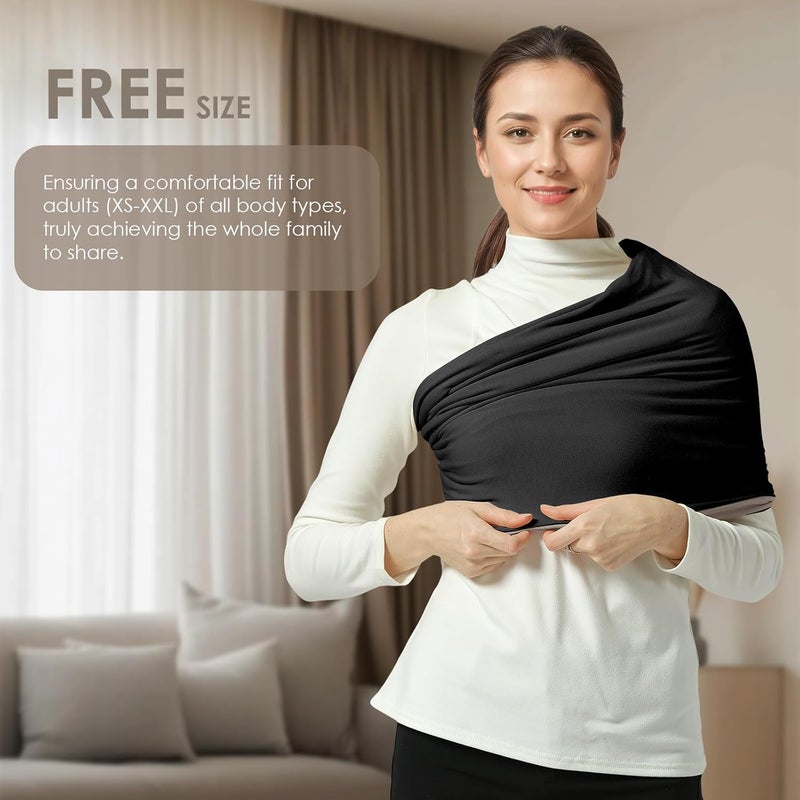Shiaon Baby Sling Carrier One Shoulder Carrier for Baby - Image 5